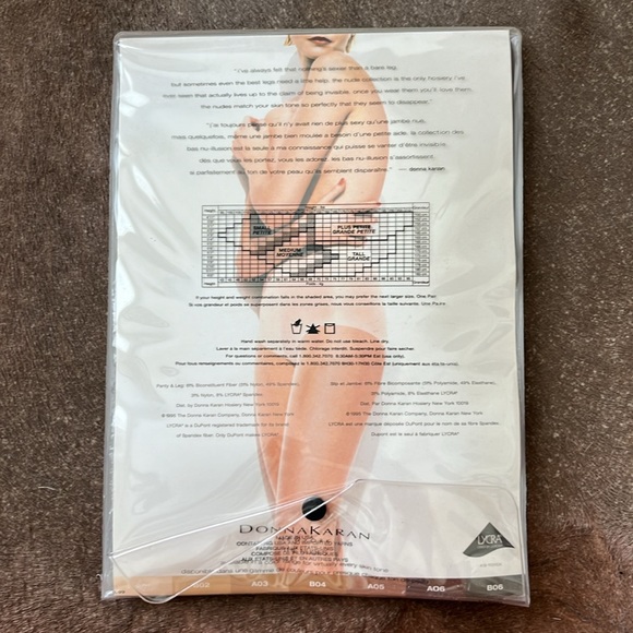 Donna Karan DKNY The Nudes Control Top Petite Plus Pantyhose Tights - Picture 4 of 5